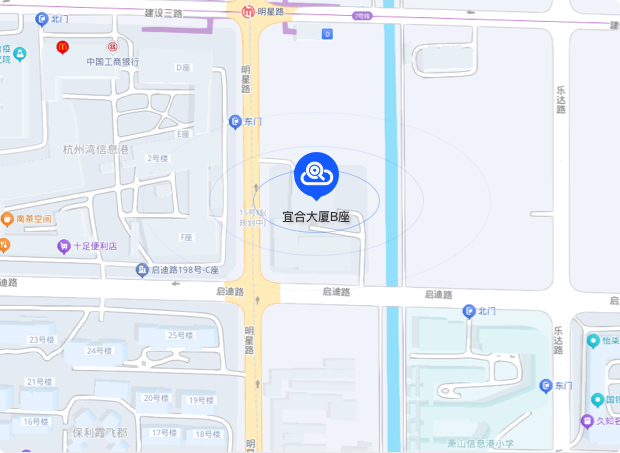 杭州总部地图